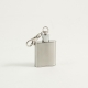 1 oz. Stainless Steel Chrome Key Ring Flask in Satin Finish.